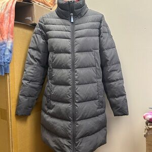 Women's DKNY Gray Puffer Jacket